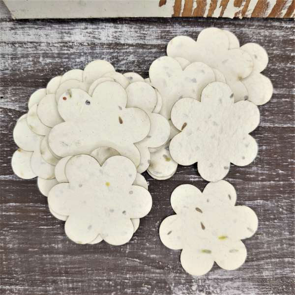 fiore in carta piantabile ecofattoart